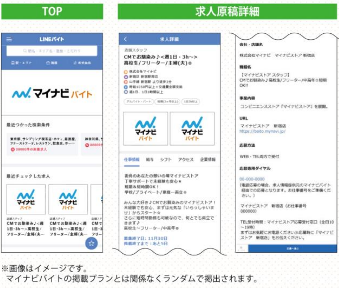 訴求ポイントが一目でわかりやすい